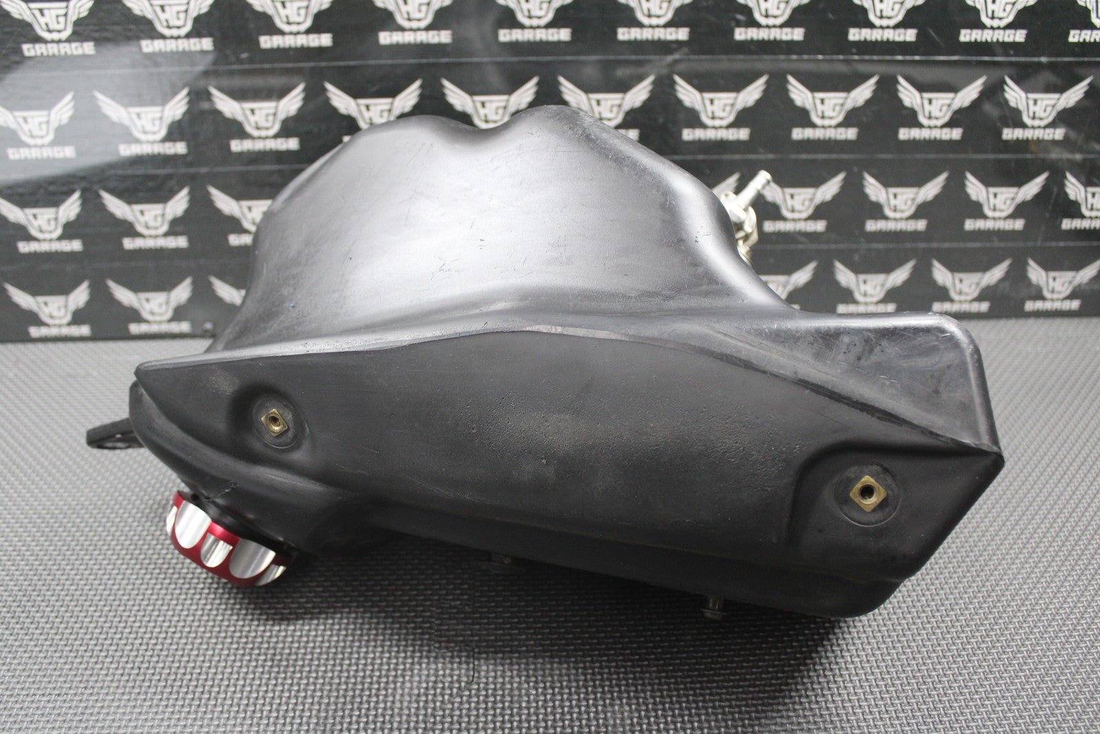 2000 2001 HONDA CR125R CR250R OEM GAS FUEL TANK CELL RESERVOIR CAP PETCOCK GOOD! - hggarage