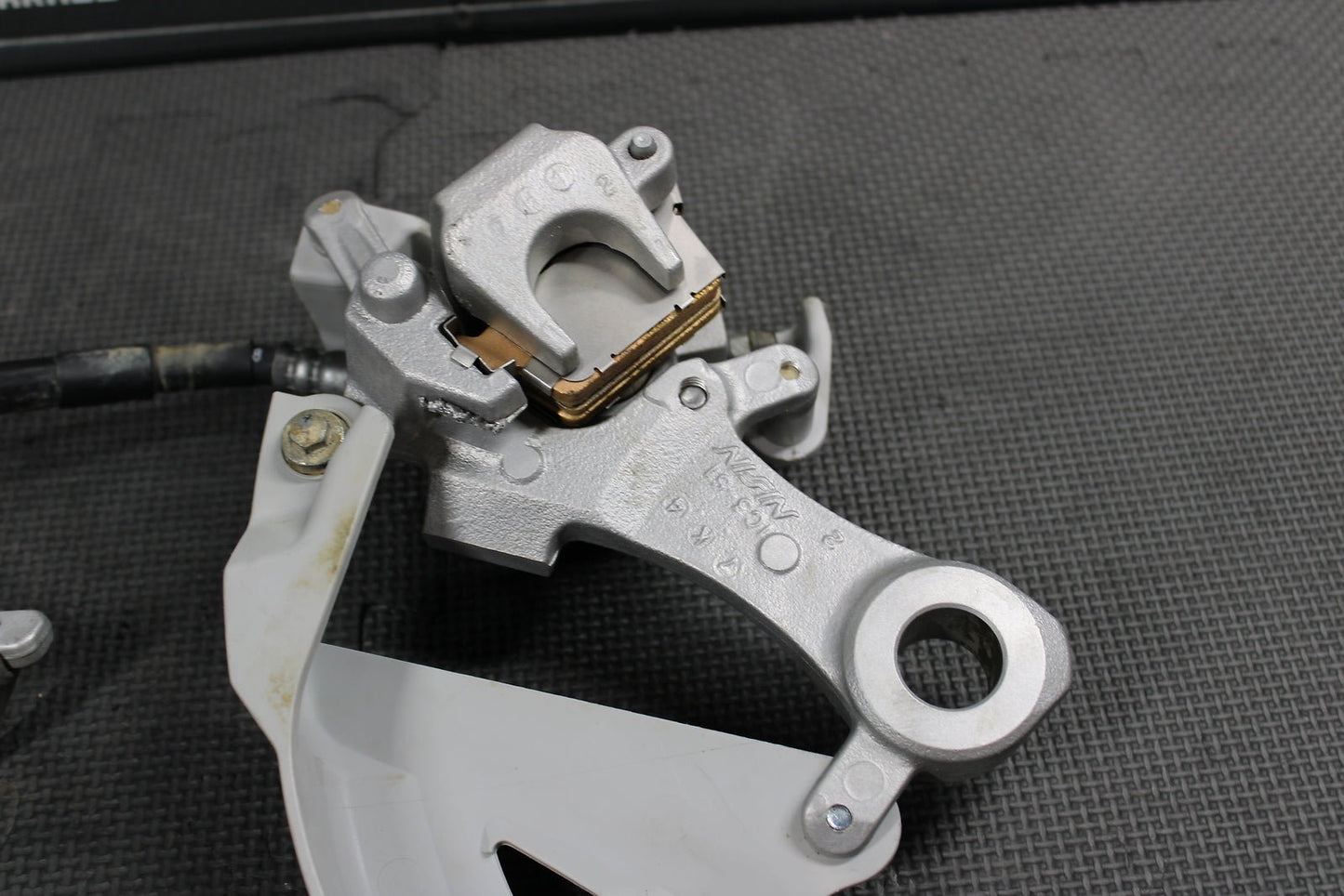 2008 YAMAHA YZ450F OEM NISSIN REAR BACK BRAKE CALIPER MASTER CYLINDER LEVER - hggarage