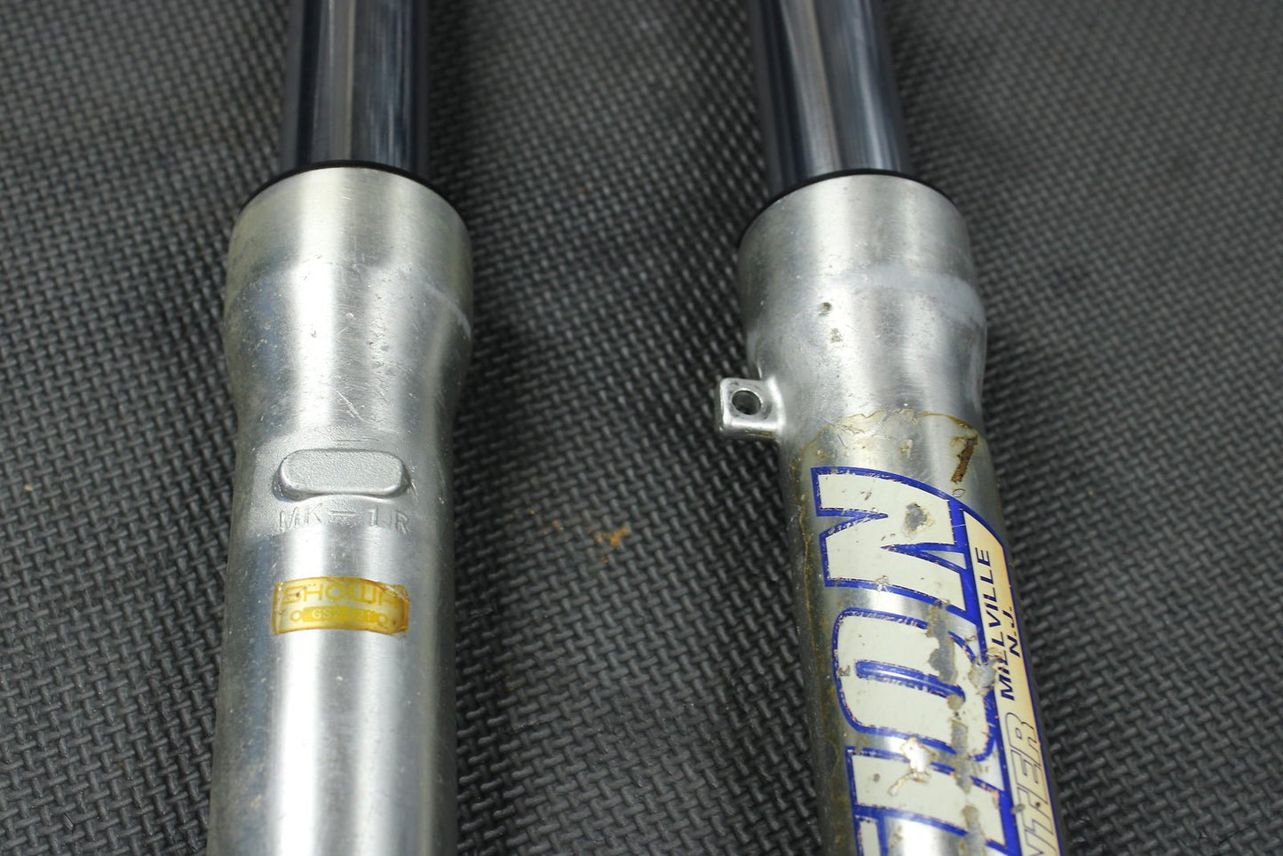 1993 HONDA CR80R OEM SHOWA RIGHT LEFT FRONT SUSPENSION FORKS SHOCKS 51400 - GS2 - 62 - hggarage