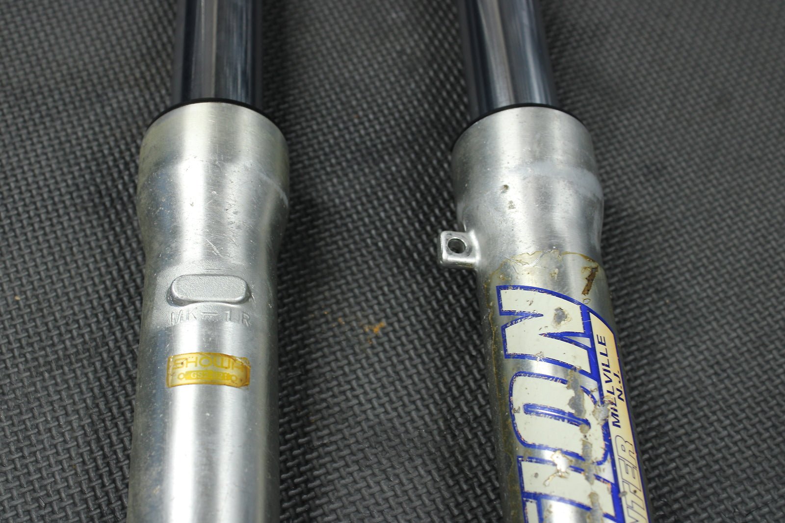1993 HONDA CR80R OEM SHOWA RIGHT LEFT FRONT SUSPENSION FORKS SHOCKS 51400 - GS2 - 62 - hggarage