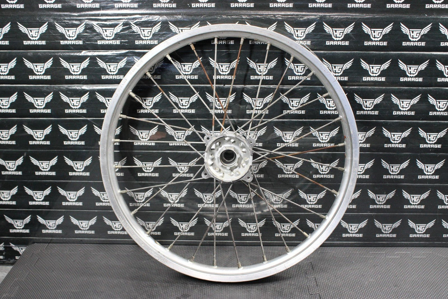 2001 HONDA 96 - 02 CR80RB 19" BIGWHEEL OEM FRONT WHEEL RIM HUB 44650 - GBF - 861 - hggarage