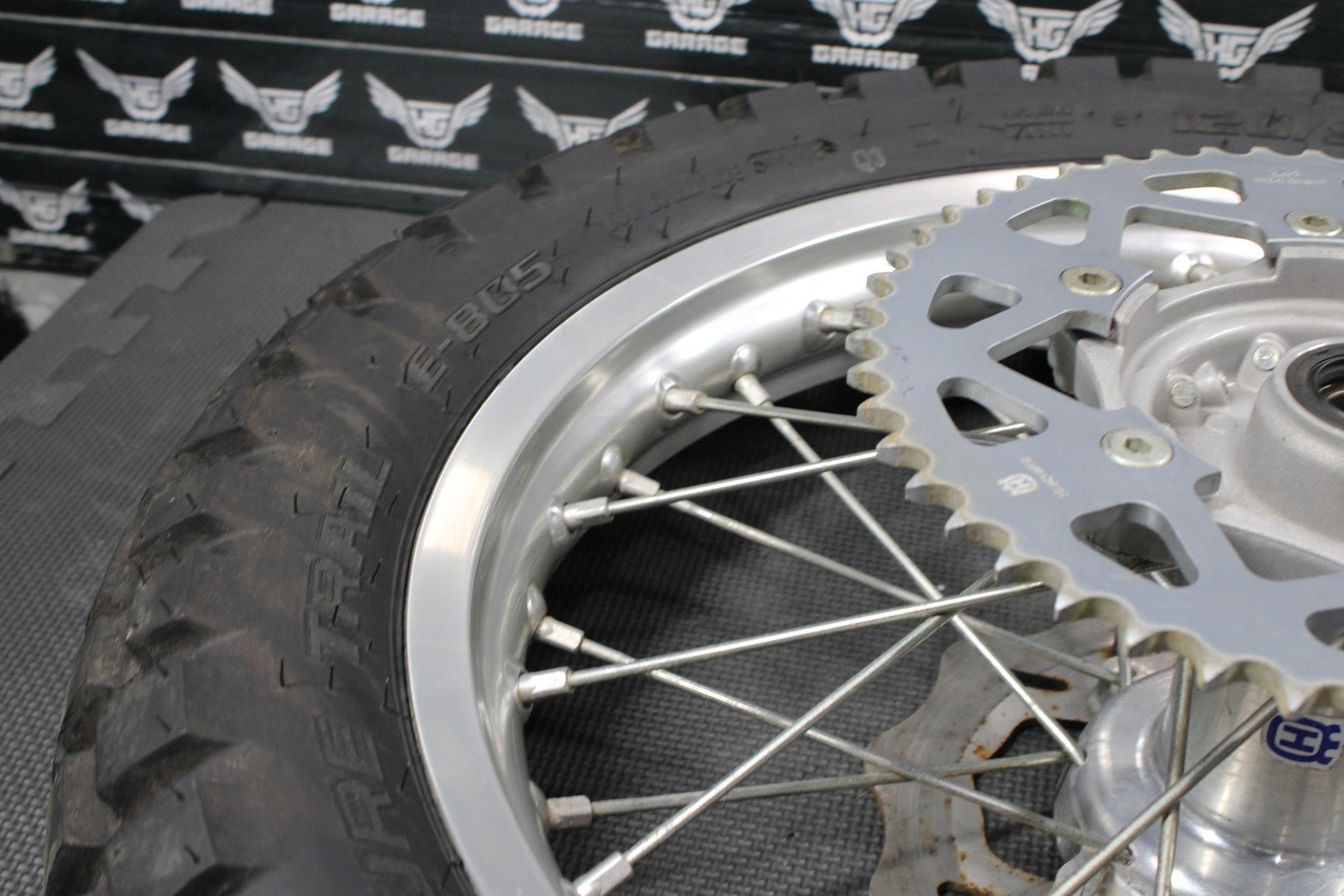 2013 HUSQVARNA TE511 OEM EXCEL FRONT BACK REAR WHEEL SET PAIR WHEELS RIMS HUBS - hggarage