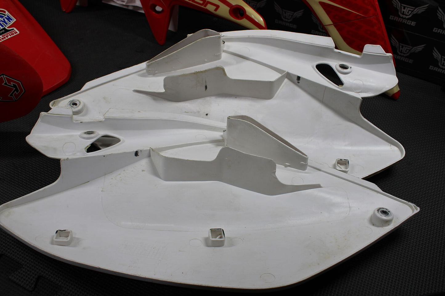 2007 HONDA CRF250R AFTERMARKET PLASTICS BODY KIT FENDERS FAIRINGS COWLS