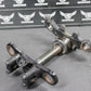 1985 YAMAHA PW80 83 - 85 OEM FRONT FORKS LOWER UPPER TRIPLE TREE STEM CLAMP - hggarage