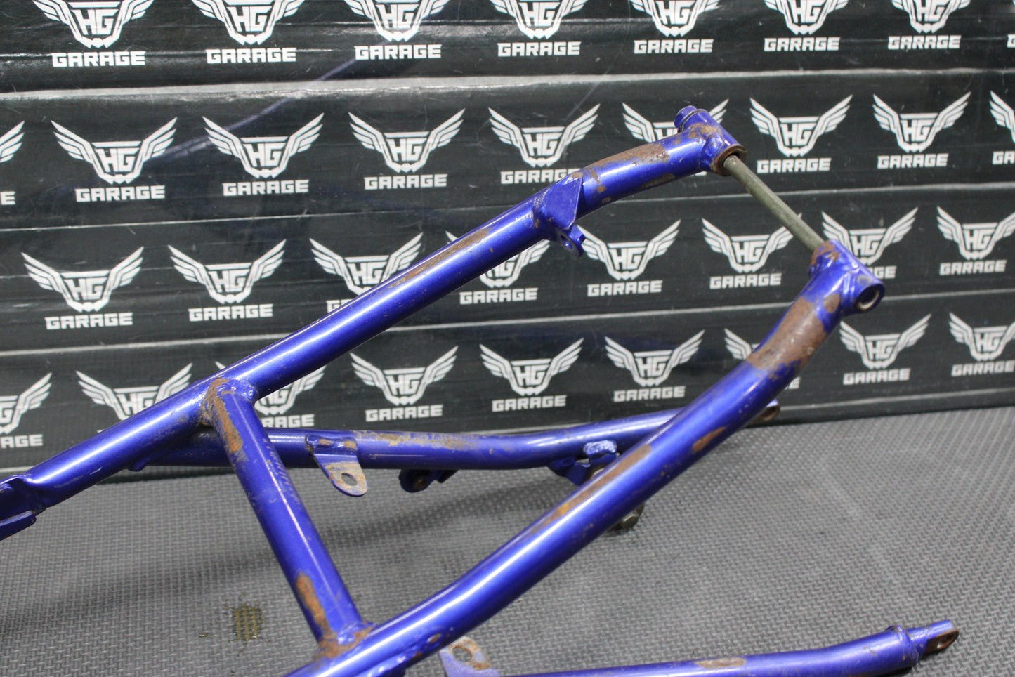 2007 02 - 07 YAMAHA YZ85 OEM REAR BACK SUB FRAME SUBFRAME SUPPORT 5PA - 21190 - 00 - P0 - hggarage
