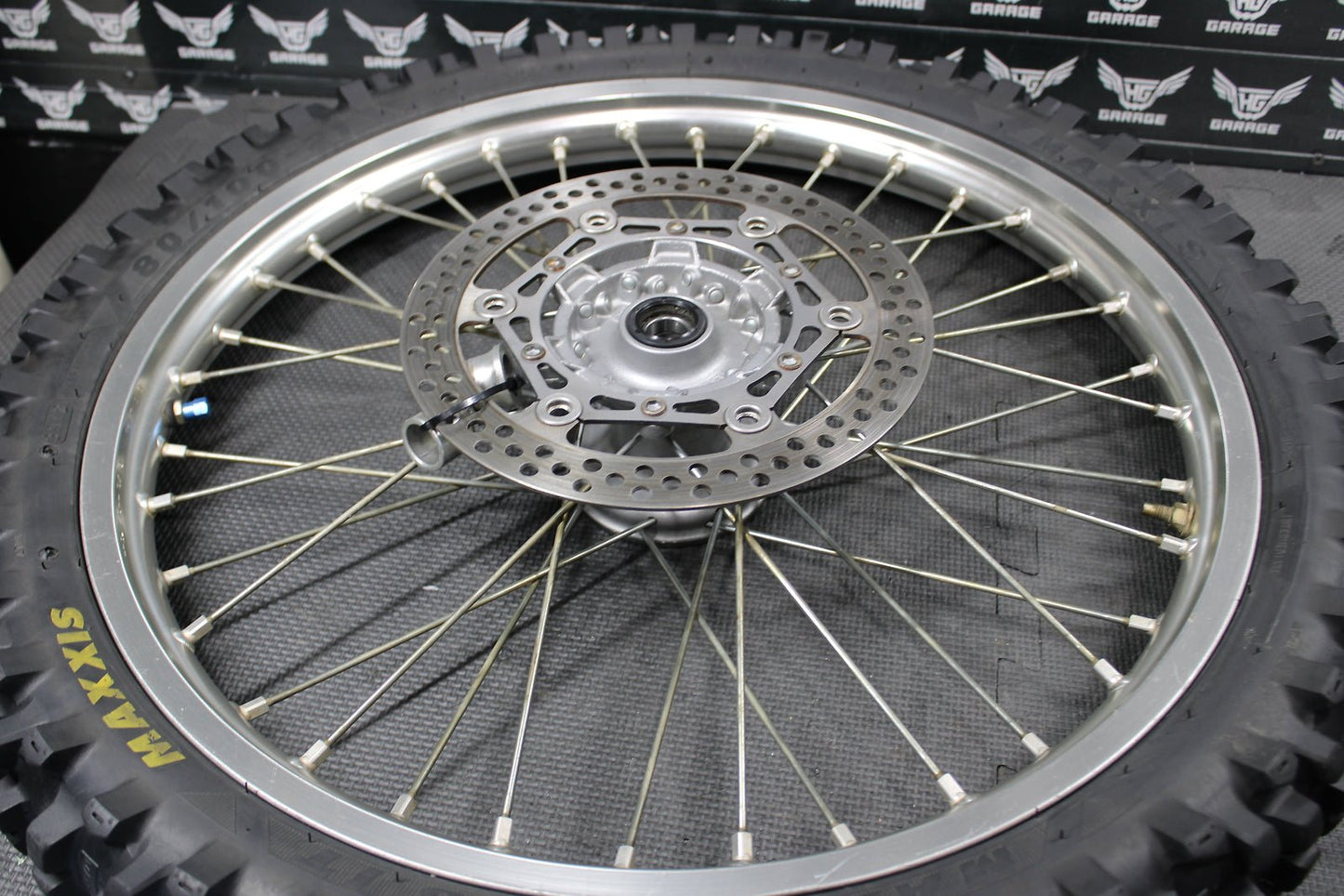 2005 YAMAHA YZ250F YZ250X OEM EXCEL FRONT WHEEL RIM HUB ASSEMBLY 5NY - 25111 - 00 - 00 - hggarage