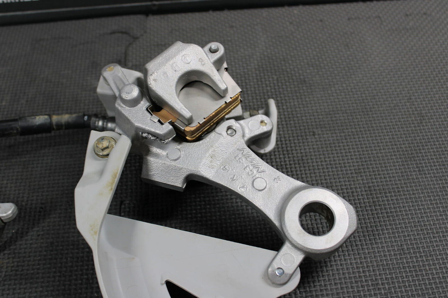 2008 YAMAHA YZ450F OEM NISSIN REAR BACK BRAKE CALIPER MASTER CYLINDER LEVER