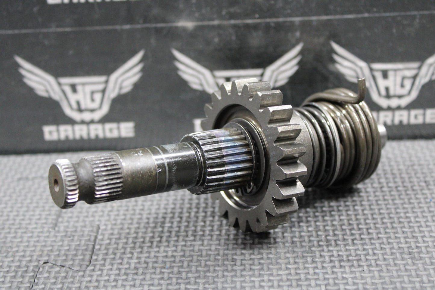 1991 HONDA 88 - 95 XR250R OEM KICKSTART KICK START SHAFT SPINDLE GEAR RATCHET NICE - hggarage