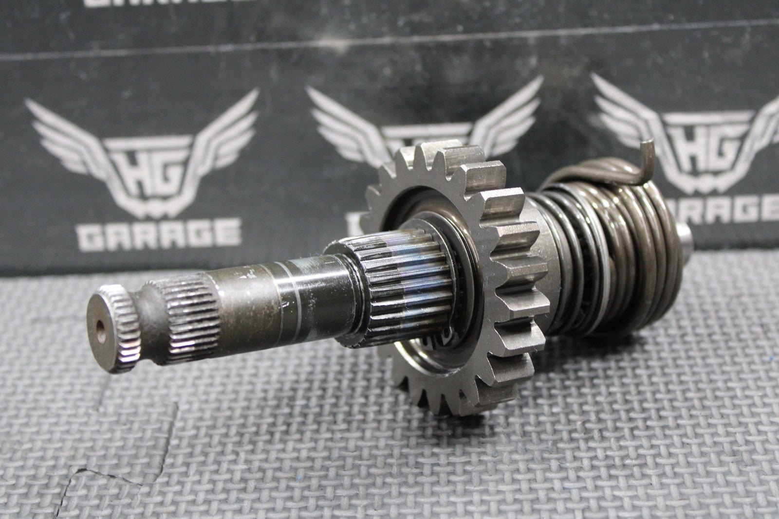 1991 HONDA 88 - 95 XR250R OEM KICKSTART KICK START SHAFT SPINDLE GEAR RATCHET NICE - hggarage