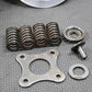 1989 HONDA 88 - 95 XR250R OEM CLUTCH BASKET HUB PRESSURE PLATE W PLATES SPRINGS - hggarage