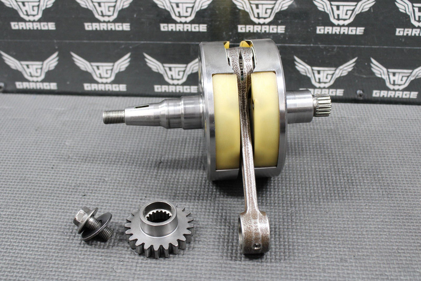 2003 SUZUKI 03 - 08 RM250 ENGINE MOTOR CRANKSHAFT CRANK SHAFT OEM CON ROD GOOD! - hggarage