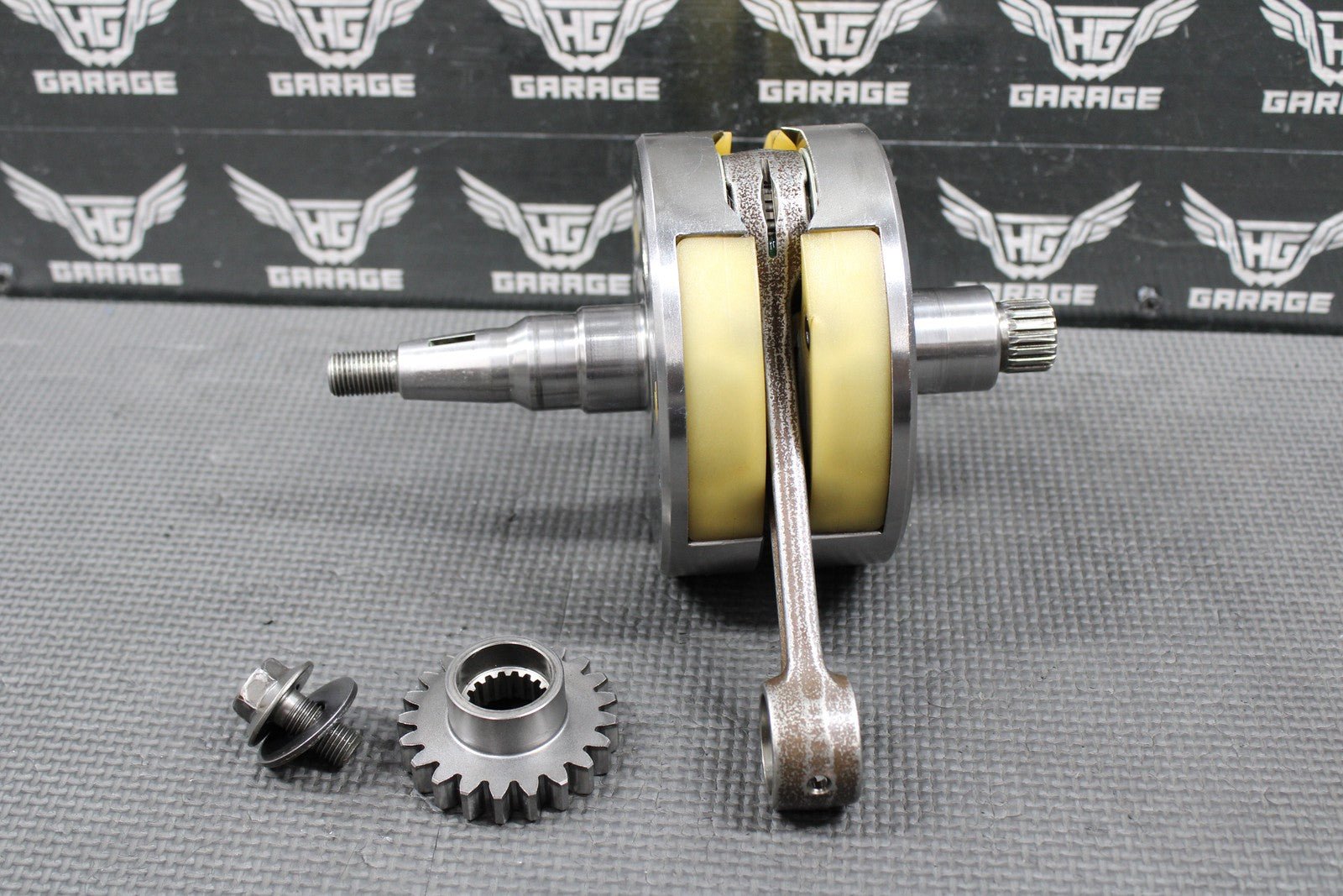 2003 SUZUKI 03 - 08 RM250 ENGINE MOTOR CRANKSHAFT CRANK SHAFT OEM CON ROD GOOD! - hggarage