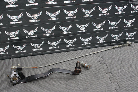 2002 HONDA XR200R 93 - 02 OEM RIGHT REARSET BRAKE FOOT PEDAL ARM ASSEMBLY - hggarage