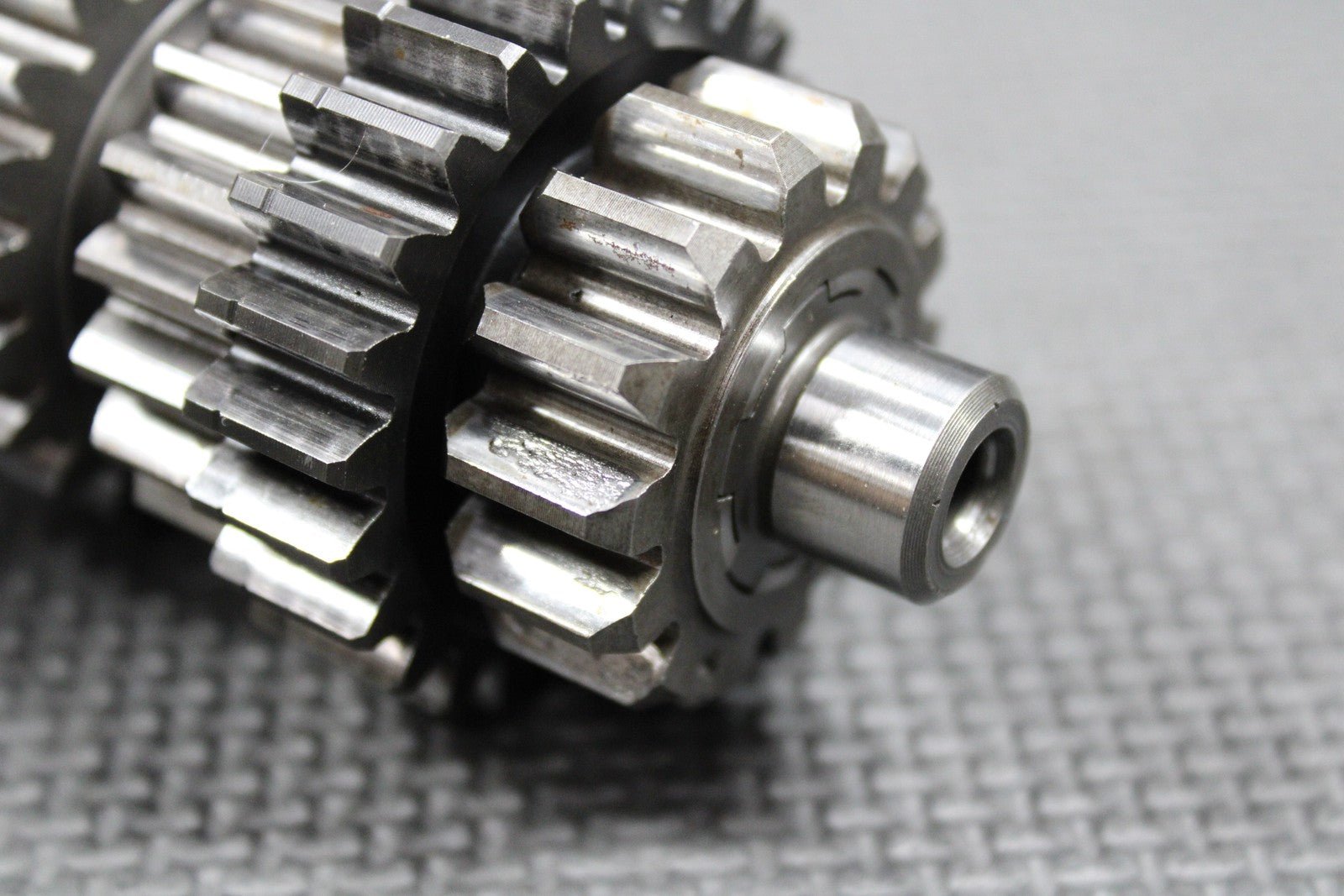 1992 89 - 93 KAWASAKI KX125 OEM TRANSMISSION TRANNY SHAFTS GEARS GEARBOX GOOD! - hggarage