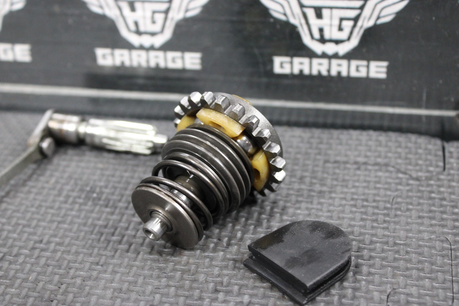 1998 HONDA CR125R 98 - 99 OEM ENGINE POWERVALVE EXHUAST VALVE LINKAGE GOVERNOR - hggarage