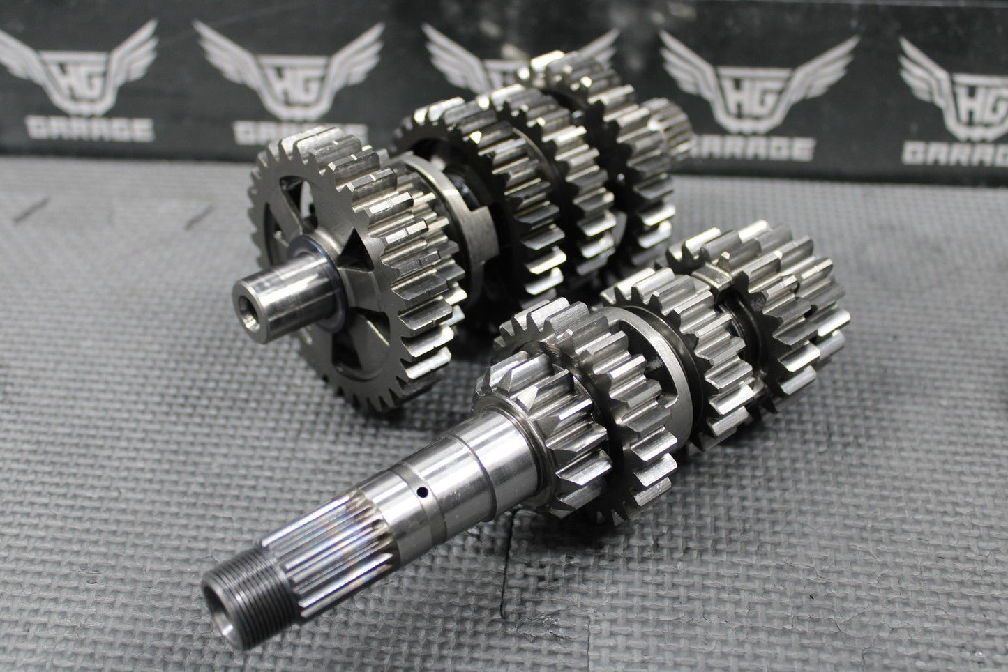 2008 HONDA CRF250R OEM TRANSMISSION TRANNY GEARBOX GEARS SHIFT FORKS NICE! - hggarage