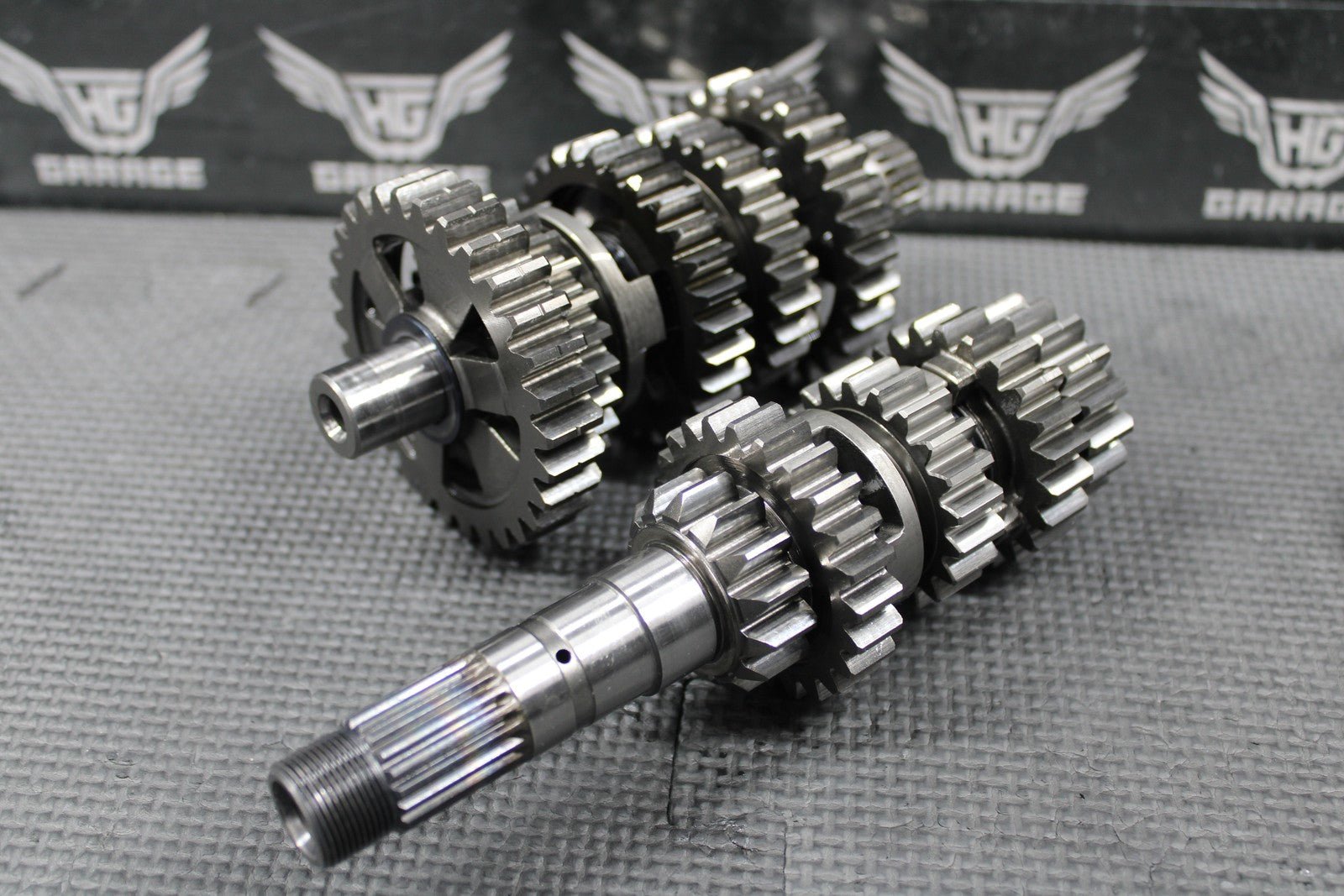 2008 HONDA CRF250R OEM TRANSMISSION TRANNY GEARBOX GEARS SHIFT FORKS NICE! - hggarage