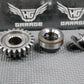 1995 SUZUKI 93 - 95 RM250 89 - 98 RMX250 OEM ENGINE PRIMARY MAIN DRIVE GEAR & SPACER - hggarage