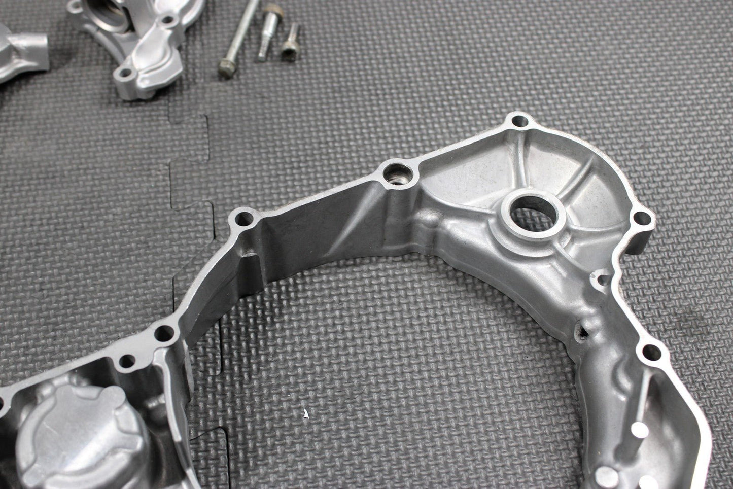 2006 YAMAHA YZ450F 06 - 09 ENGINE MOTOR INNER OUTER CLUTCH COVER WATERPUMP - hggarage