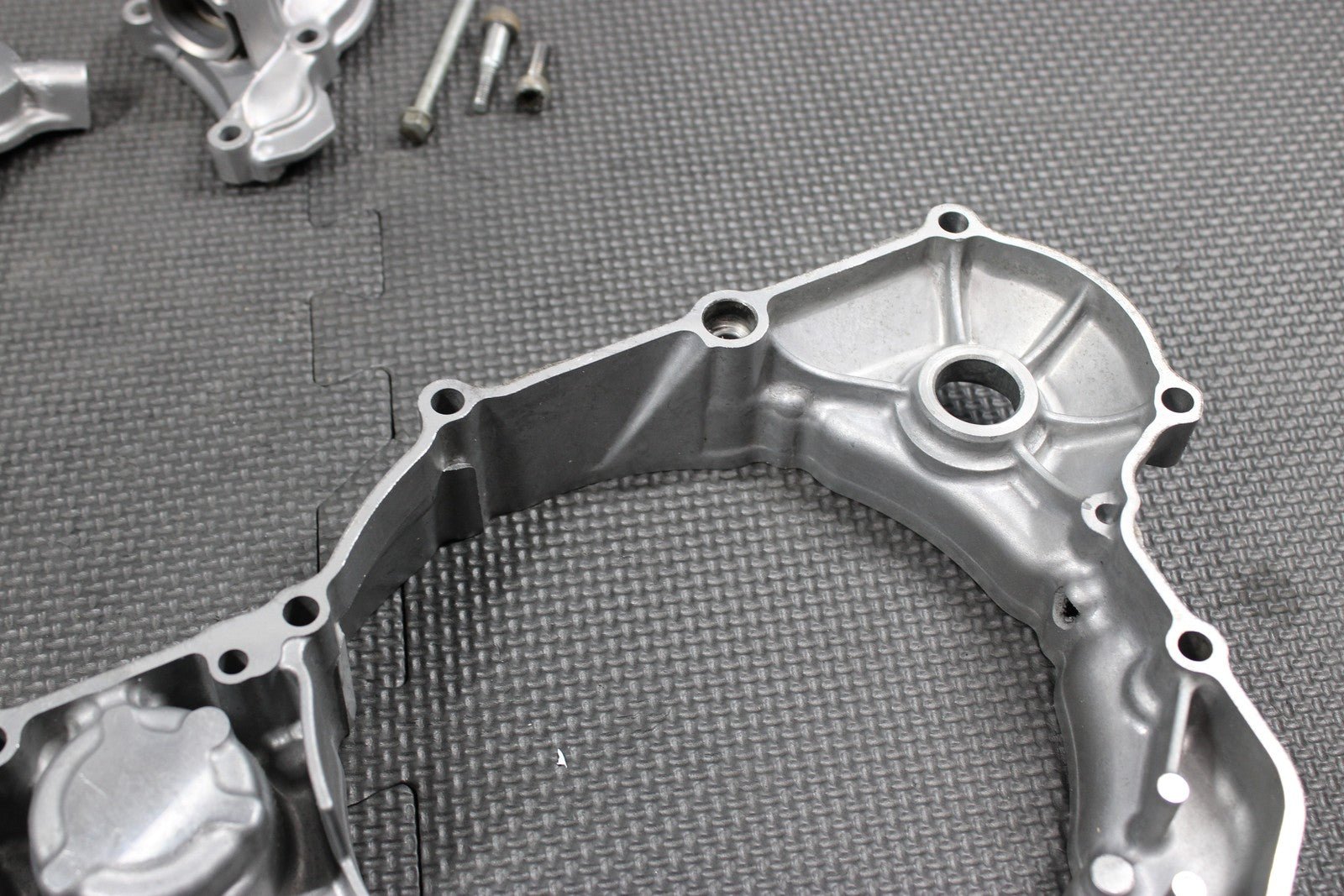 2006 YAMAHA YZ450F 06 - 09 ENGINE MOTOR INNER OUTER CLUTCH COVER WATERPUMP - hggarage