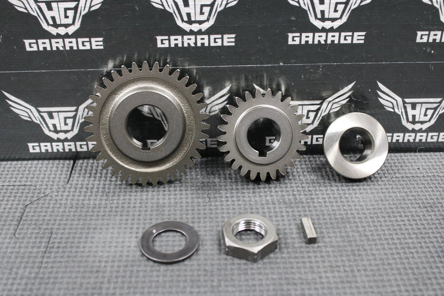 2000 SUZUKI DRZ400 OEM ENGINE CRANKSHAFT PRIMARY MAIN DRIVE TIMING GEARS SET - hggarage