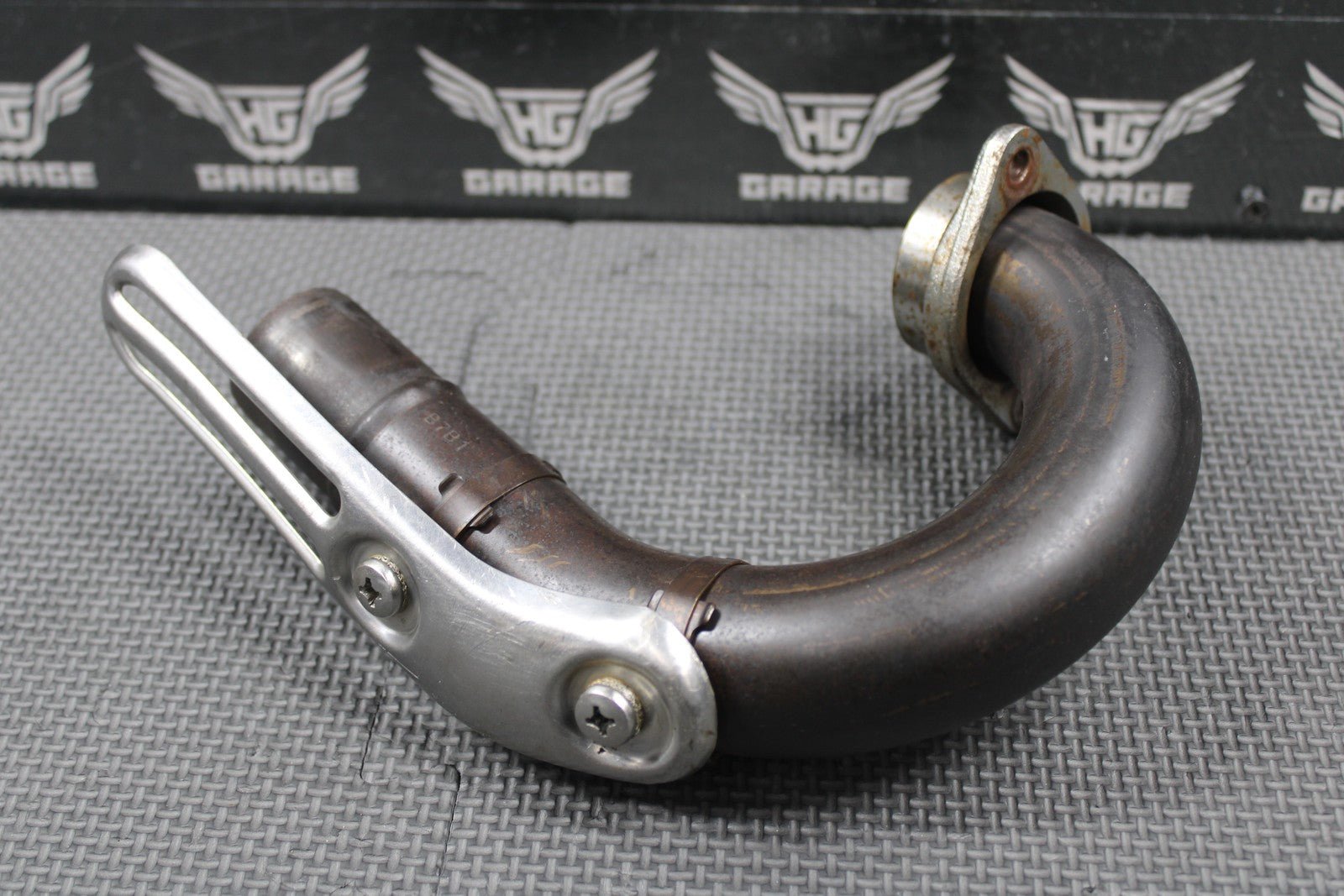 2020 YAMAHA 19 - 22 YZ250F 21 - 22 YZ250FX OEM EXHAUST PIPE CHAMBER HEADER SHIELD - hggarage
