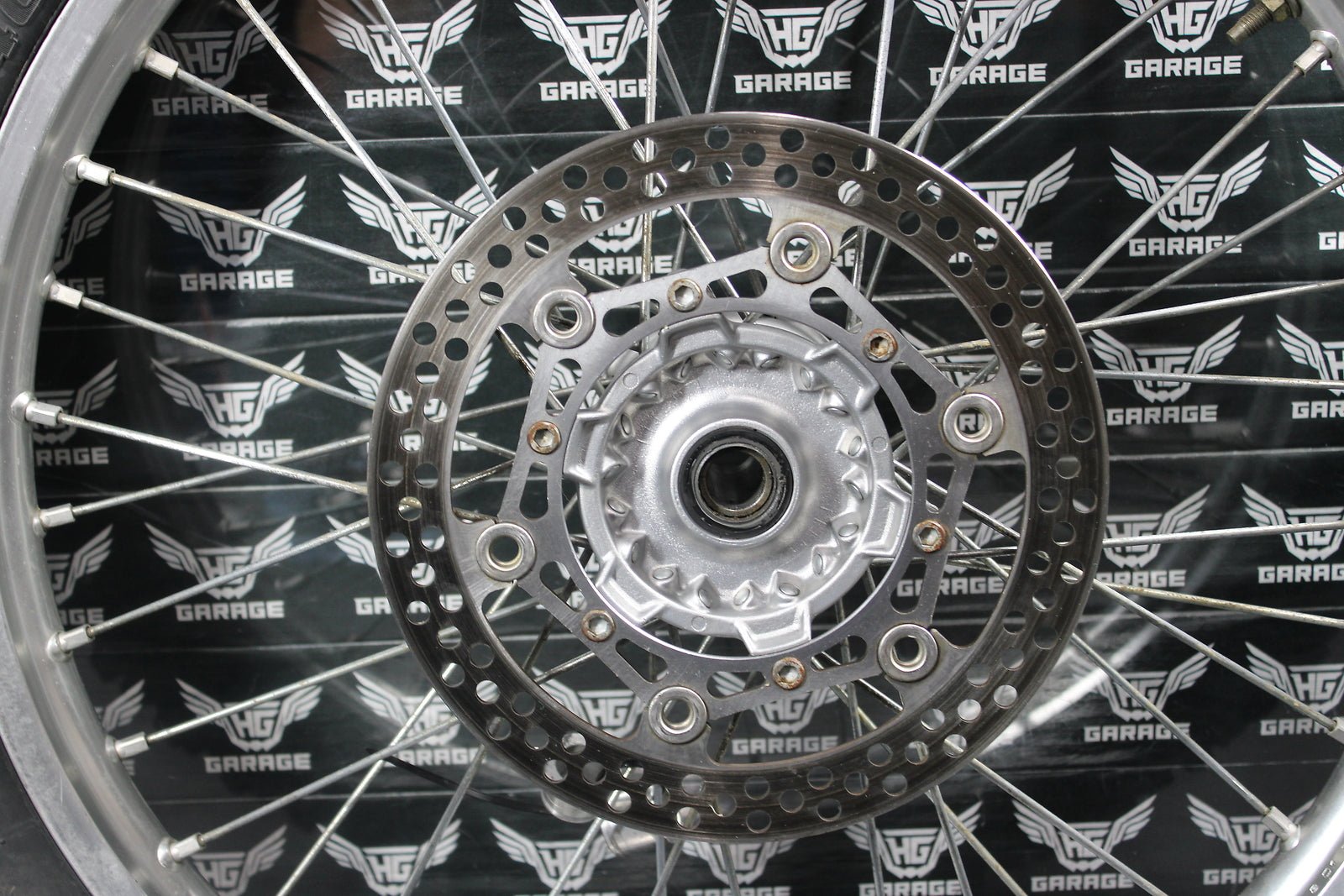 2002 YAMAHA 06 - 11 YZ125 02 - 05 YZ250F OEM DID FRONT WHEEL RIM HUB TIRE 21 X 1.60 - hggarage