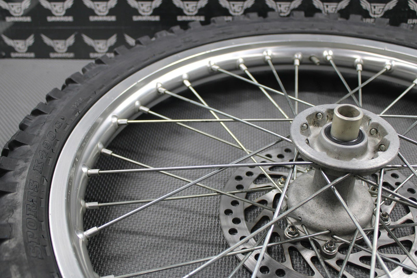 2003 HONDA 01 - 07 CR250R OEM DID FRONT WHEEL RIM HUB ORIGINAL TIRE 21" NICE! - hggarage
