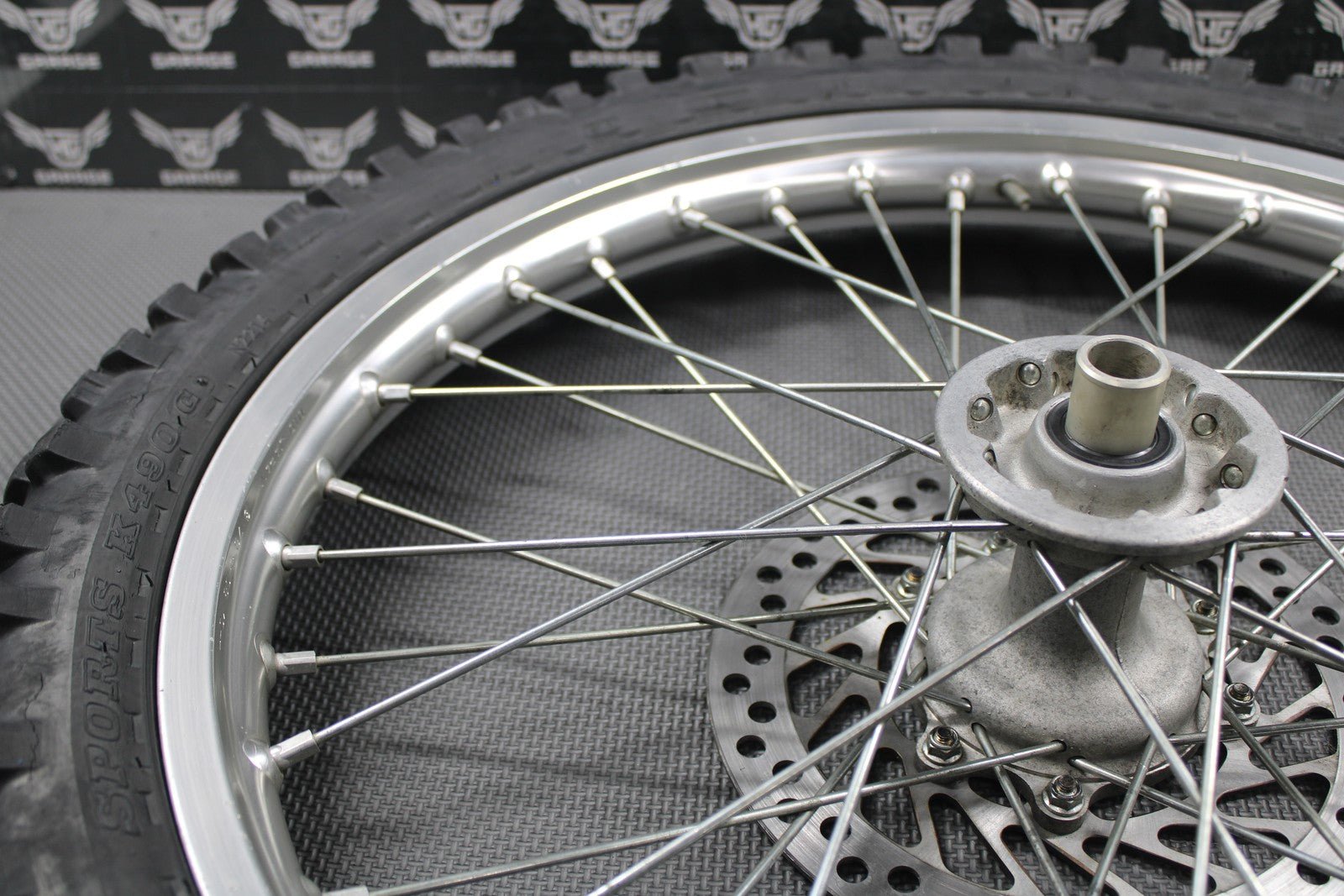 2003 HONDA 01 - 07 CR250R OEM DID FRONT WHEEL RIM HUB ORIGINAL TIRE 21" NICE! - hggarage