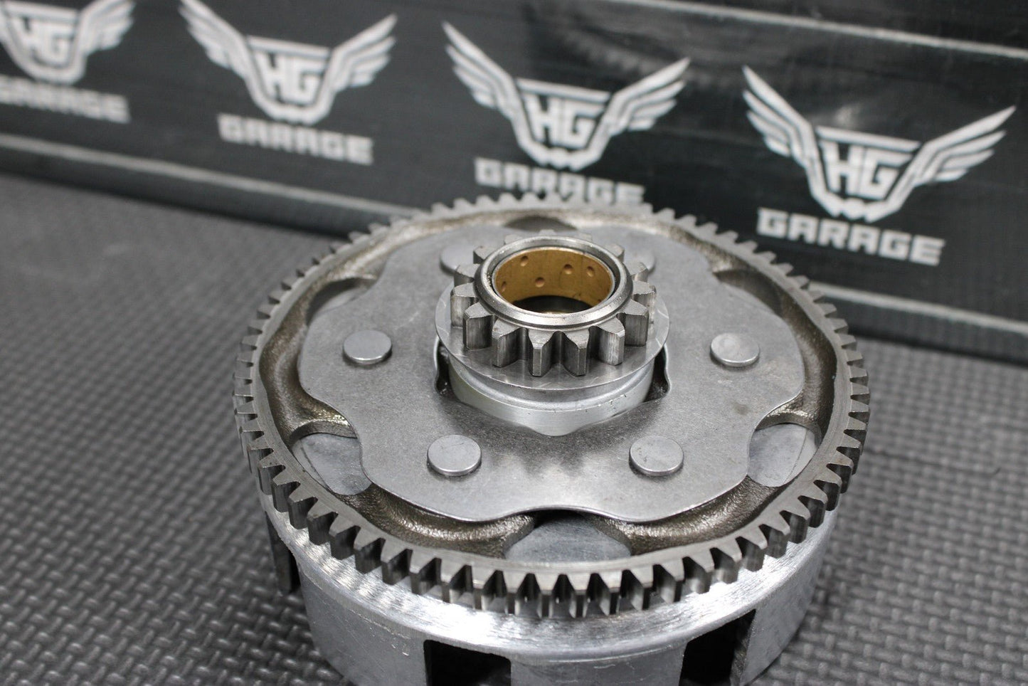 1991 87 - 95 HONDA CR80R OEM COMPLETE CLUTCH W PLATES BASKET HUB 22100 - GC4 - 600 - hggarage