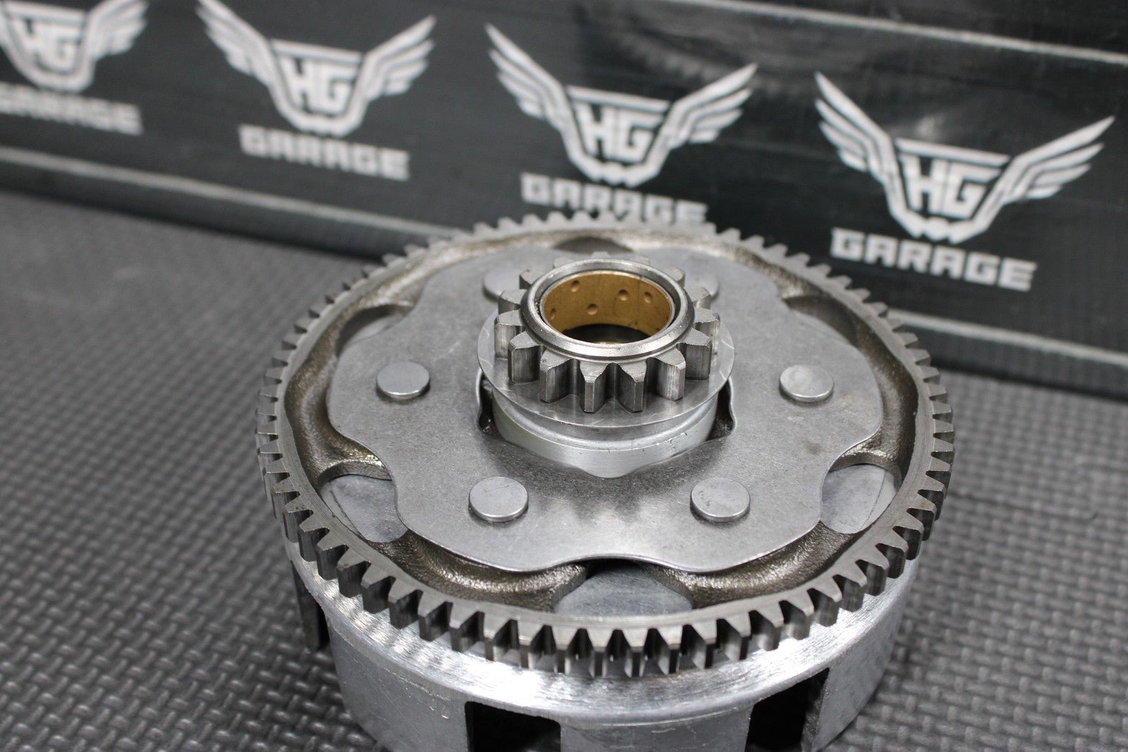 1991 87 - 95 HONDA CR80R OEM COMPLETE CLUTCH W PLATES BASKET HUB 22100 - GC4 - 600 - hggarage