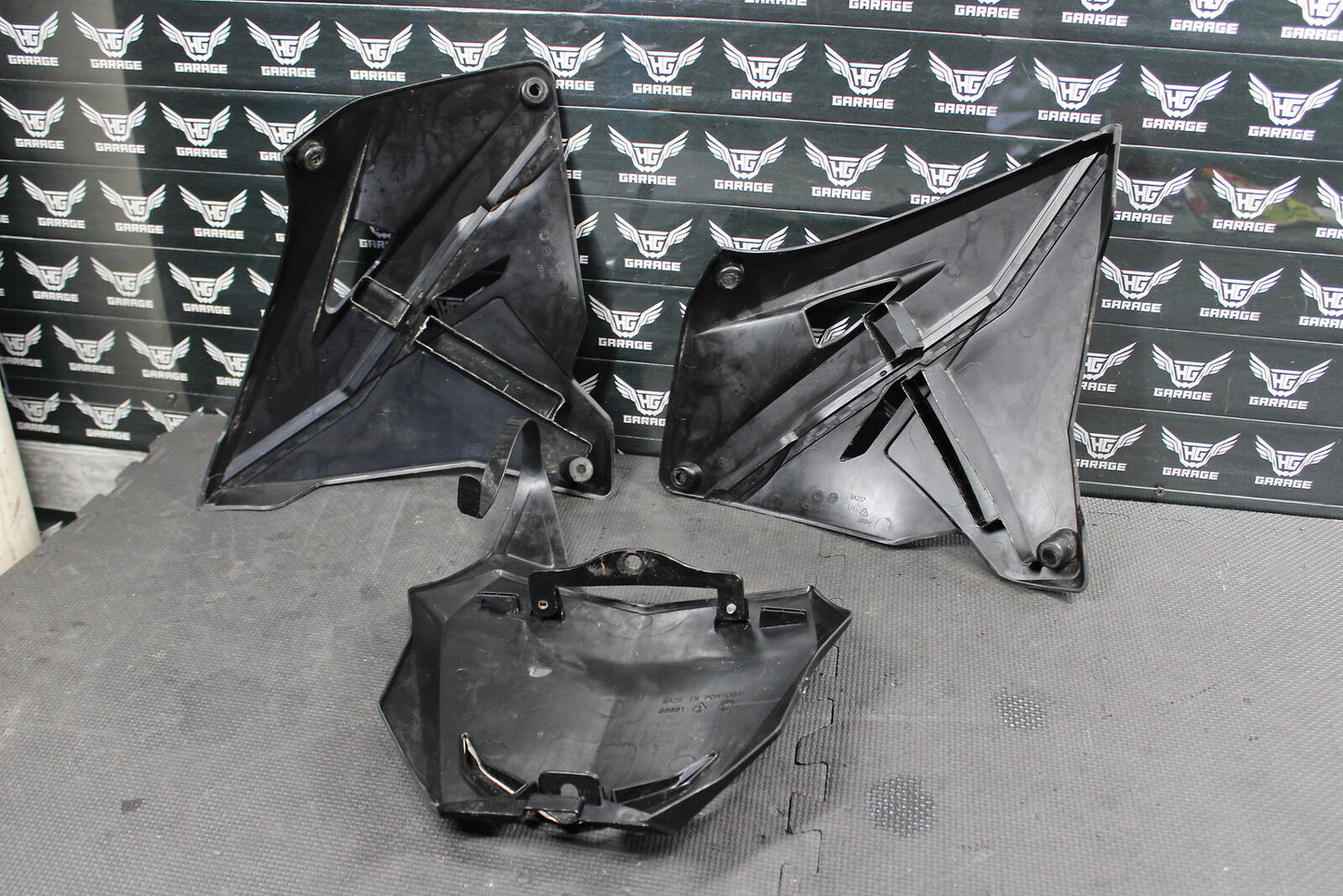 2001 SUZUKI RM125 RM250  POLISPORTS RESTYLE PLASTICS BODY KIT FENDERS FAIRINGS