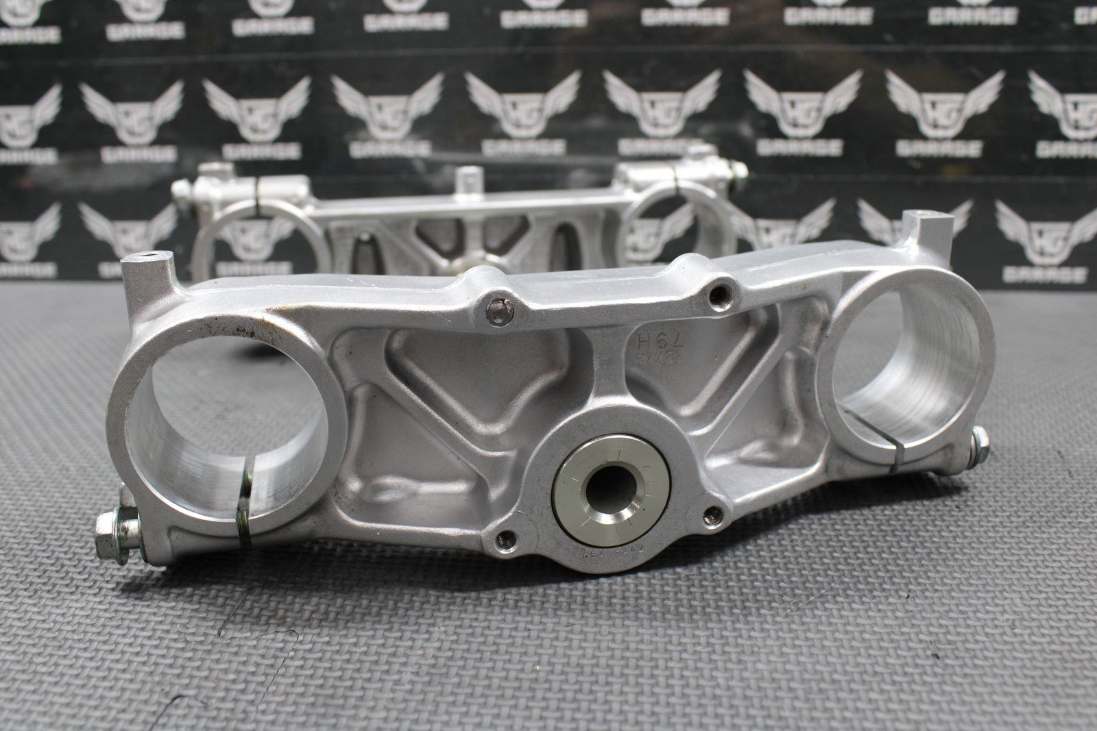 1998 SUZUKI 97 - 98 RM125 RM250 OEM FRONT FORKS LOWER UPPER TRIPLE TREE STEM CLAMP - hggarage