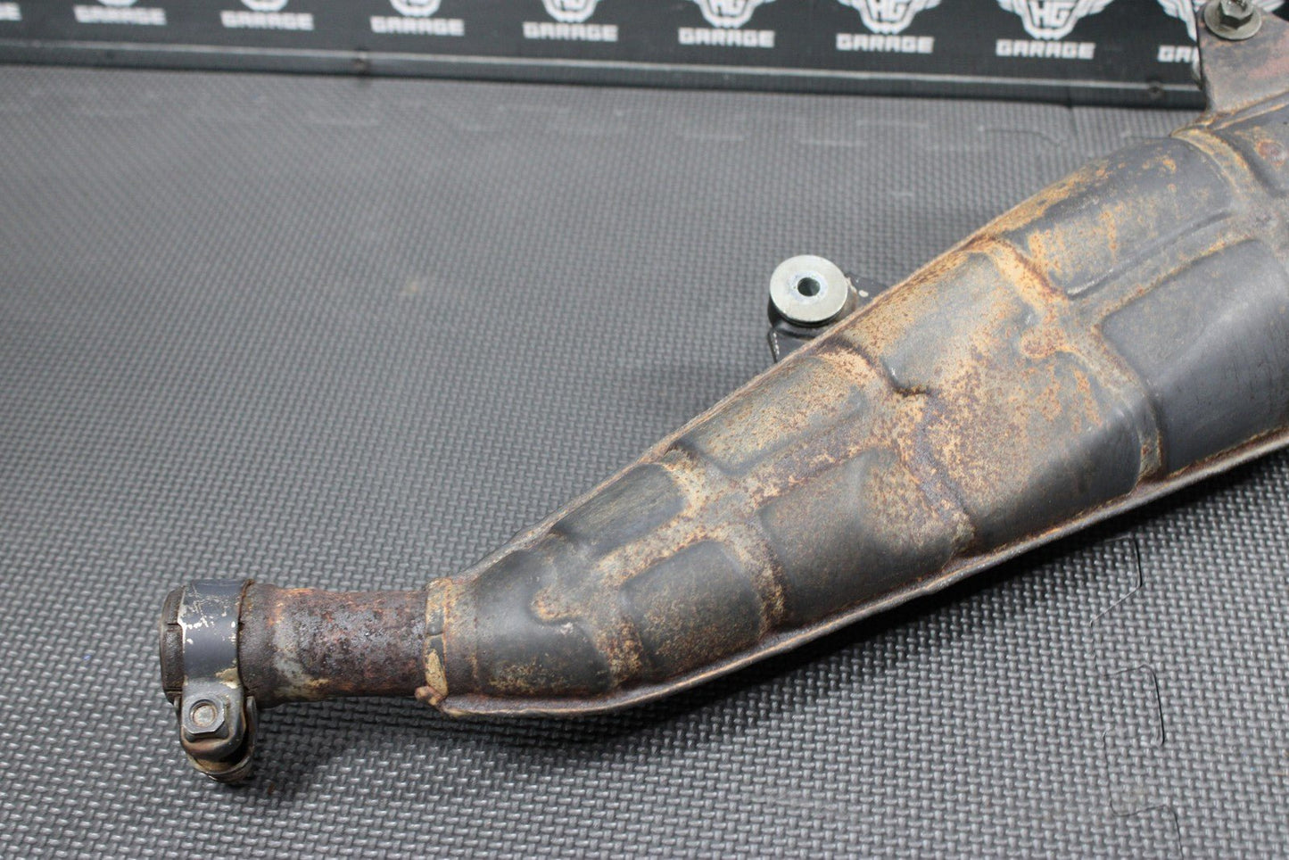 2005 SUZUKI 01 - 05 DR200SE OEM MUFFLER EXHAUST SILENCER SLIP ON PIPE W BAFFLE - hggarage