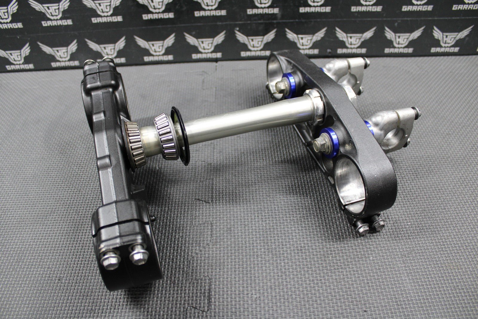 2020 YAMAHA 18 - 21 YZ250FX OEM FRONT FORKS LOWER UPPER TRIPLE TREE STEM BAR CLAMP - hggarage