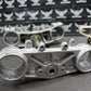 2002 YAMAHA YZ250F OEM FRONT FORKS LOWER UPPER TRIPLE TREE STEM CLAMP FAT BAR - hggarage