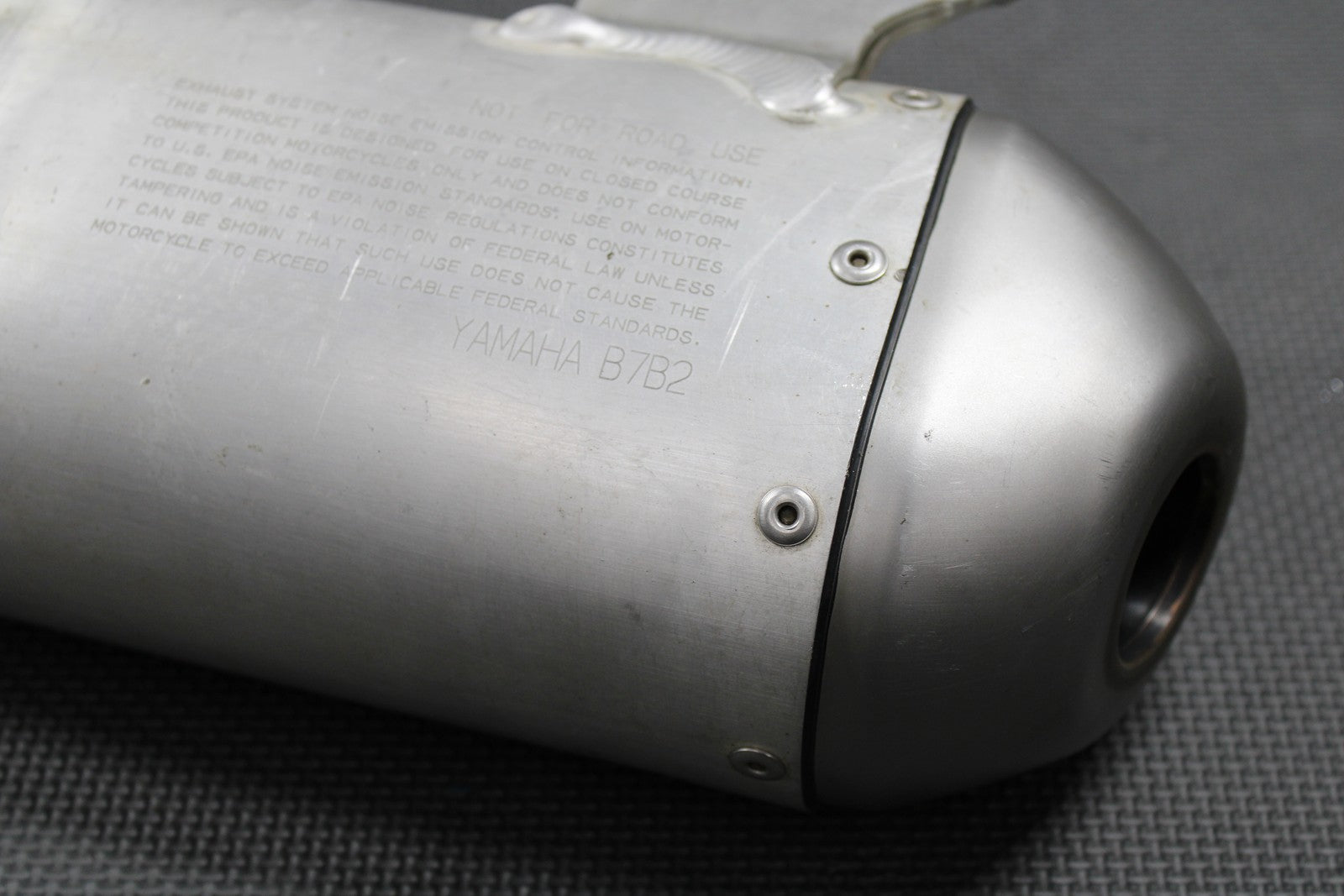 2020 2021 YAMAHA YZ250FX OEM MUFFLER EXHAUST SILENCER SLIP ON PIPE B7B - 14750 - 10 - hggarage