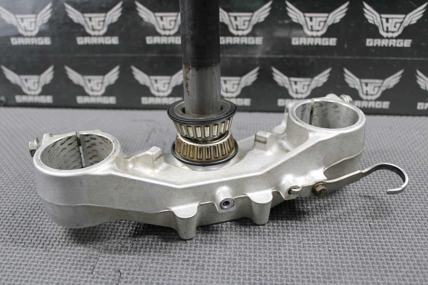2003 KAWASAKI KLX400SR OEM FRONT FORK LOWER UPPER TRIPLE TREE STEM FAT BAR CLAMP - hggarage