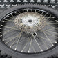 2000 SUZUKI RM125 21" OEM FRONT WHEEL RIM HUB SPOKES TIRE 54111 - 36E10 55311 - 36E0 - hggarage