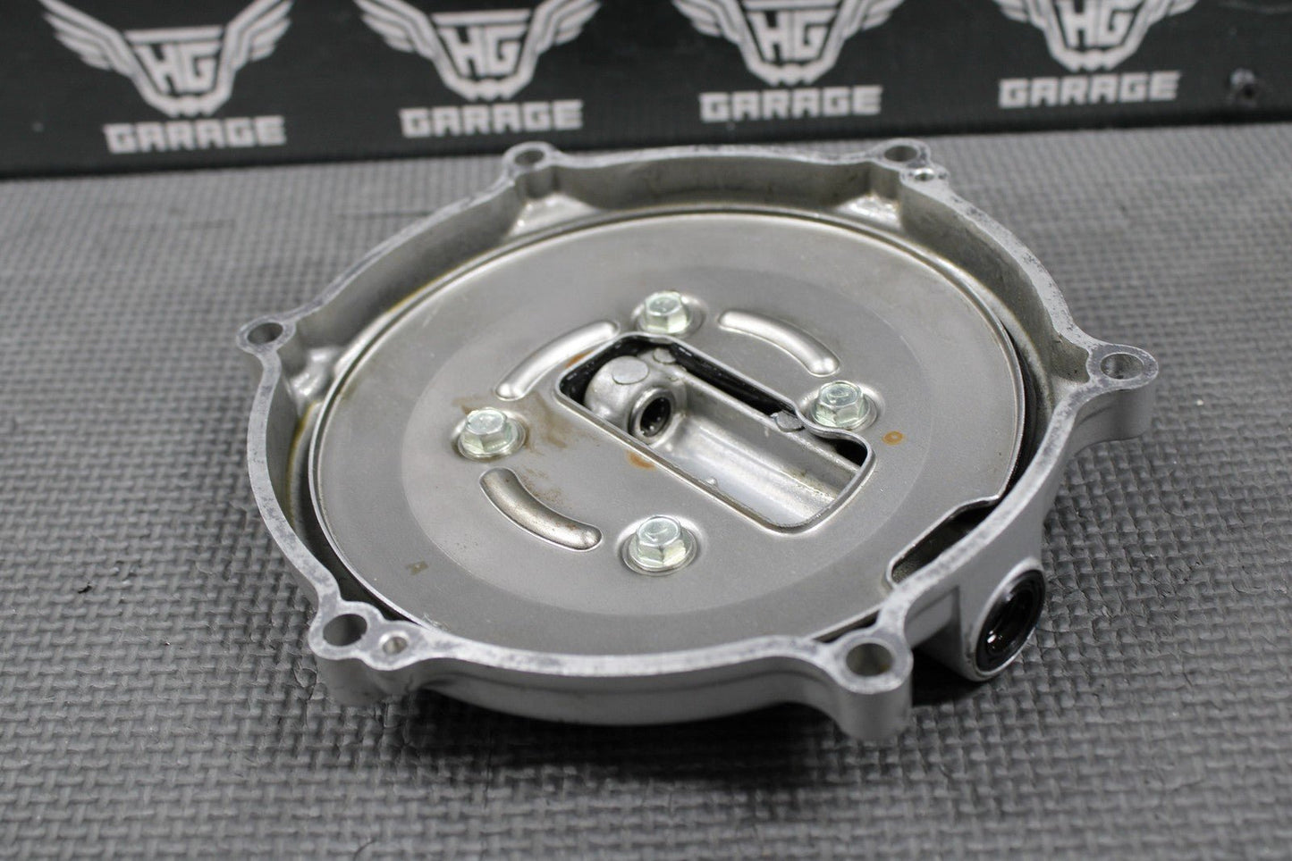 2009 KAWASAKI KLX250SF OEM ENGINE RIGHT SIDE OUTER CLUTCH COVER 14032 - 0004 - hggarage