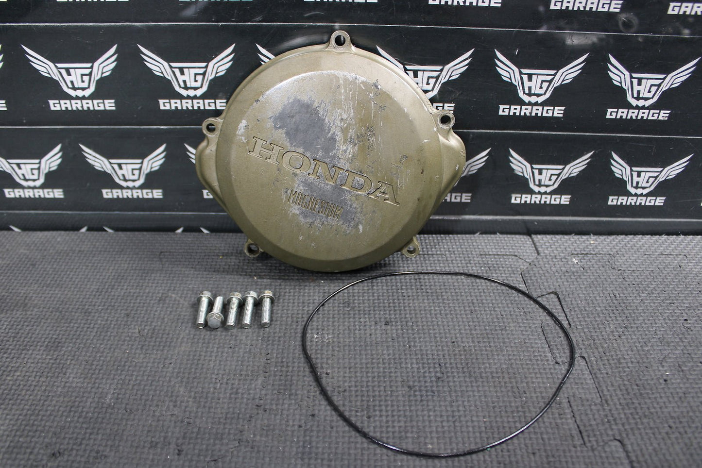 2008 HONDA CRF250R ENGINE MOTOR SIDE CLUTCH COVER 11351 - KRN - 670 - hggarage