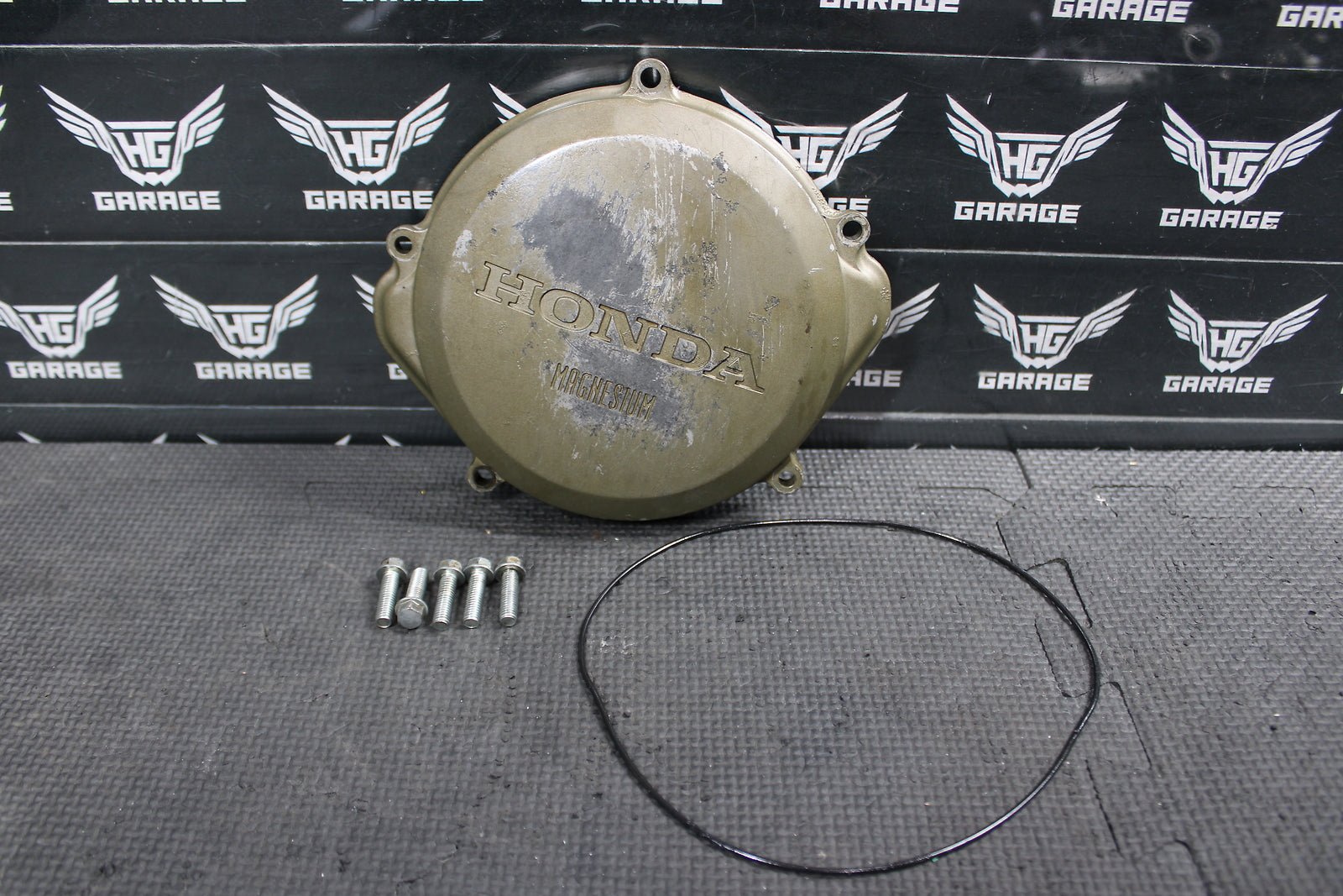 2008 HONDA CRF250R ENGINE MOTOR SIDE CLUTCH COVER 11351 - KRN - 670 - hggarage