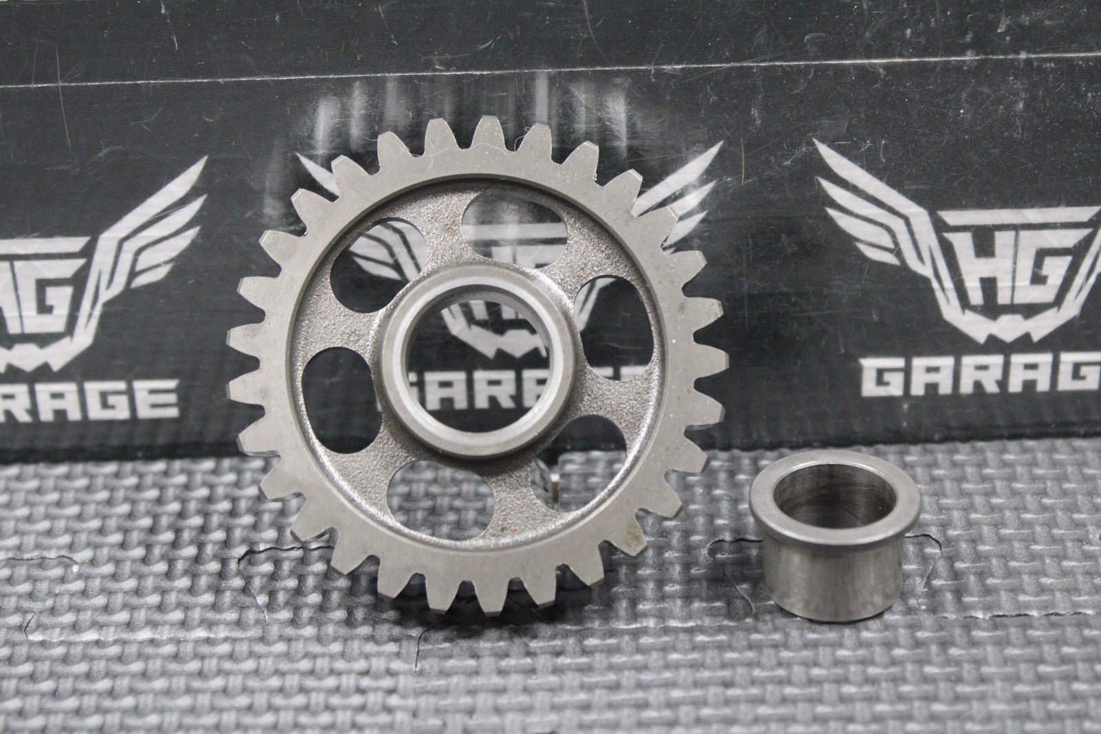 2001 HONDA 86 - 01 CR250R OEM KICKSTART KICK START IDLER IDLE GEAR 29T & COLLAR - hggarage