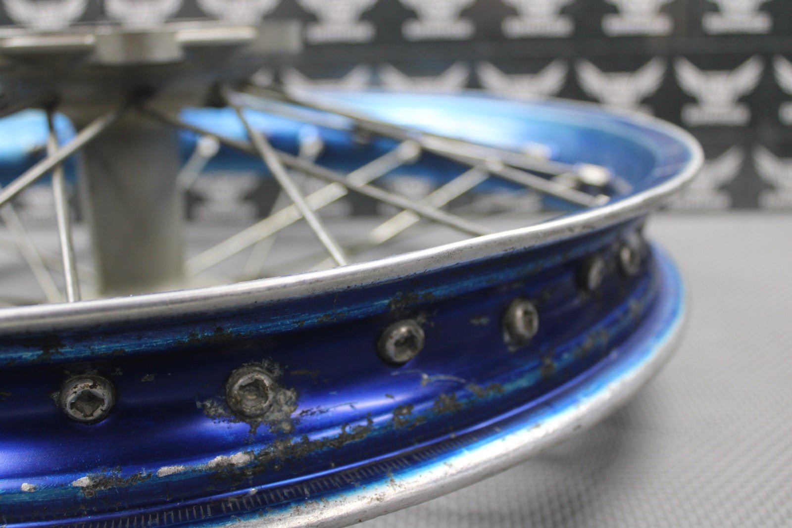 2020 2021 YAMAHA YZ250F OEM BLUE EXCEL REAR BACK WHEEL RIM HUB 19" X 1.85" - hggarage