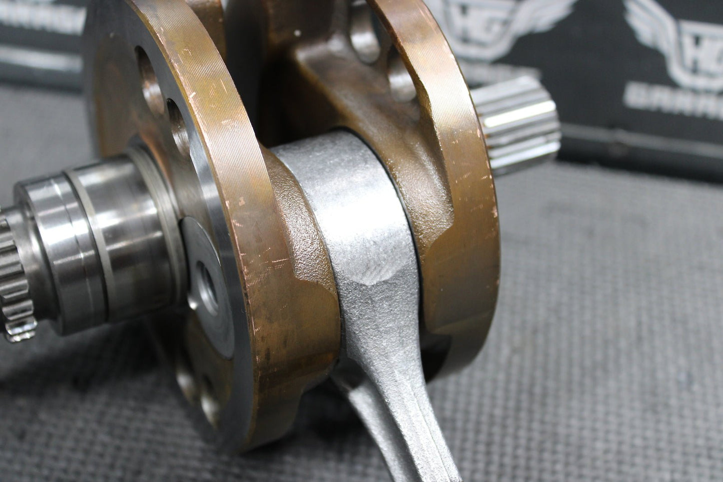 2003 Honda CRF450R OEM Engine Motor Crankshaft Crank Shaft Low Hour! - hggarage