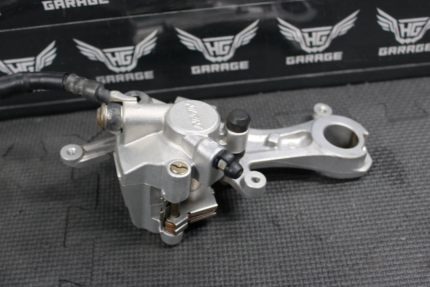 2009 YAMAHA YZ450F OEM NISSIN REAR BACK BRAKE CALIPER MASTER CYLINDER LEVER - hggarage