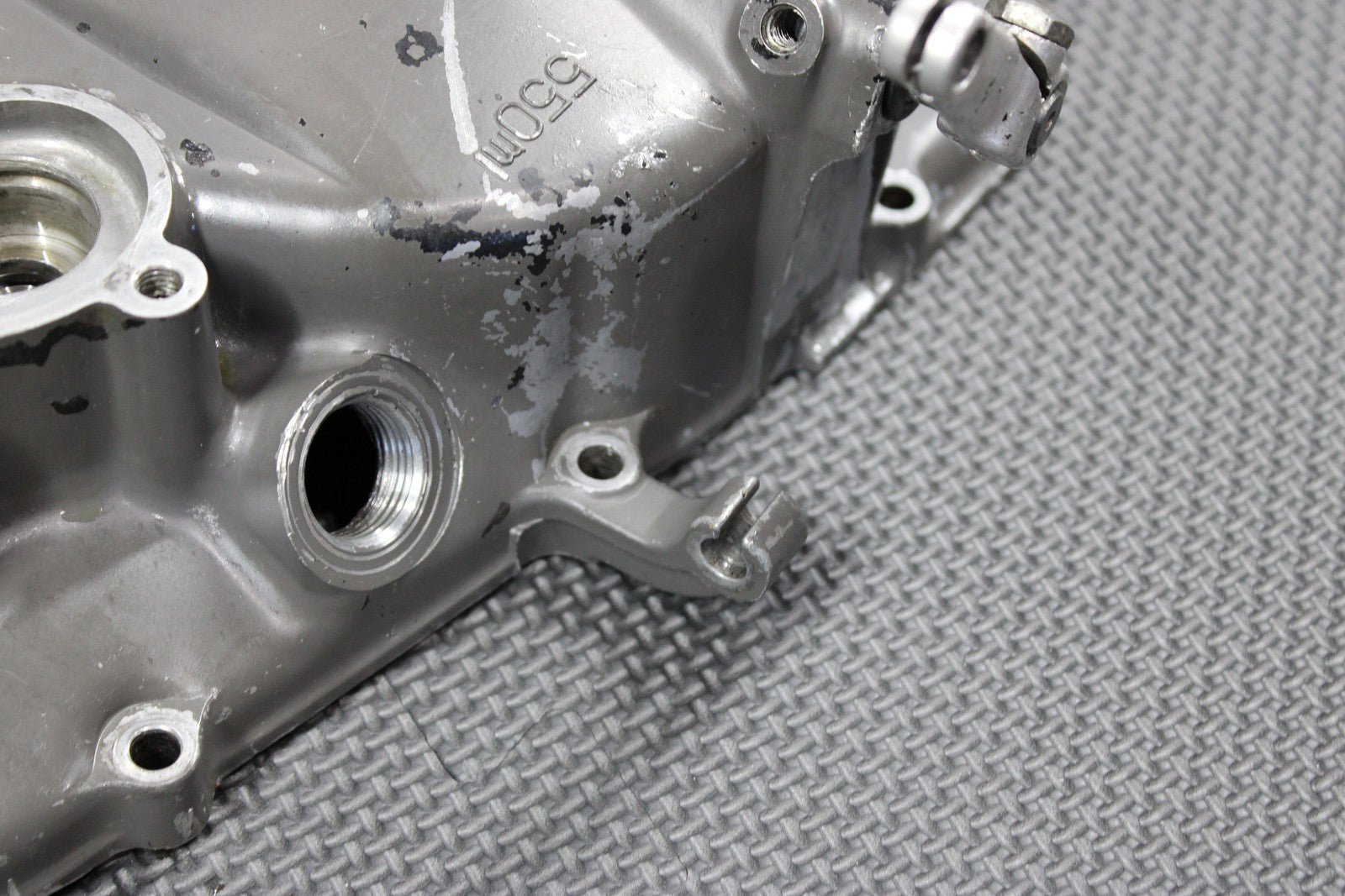 2001 SUZUKI RM80 OEM 96 - 01 RIGHT SIDE ENGINE MOTOR SIDE CLUTCH COVER 11341 - 02B43 - hggarage