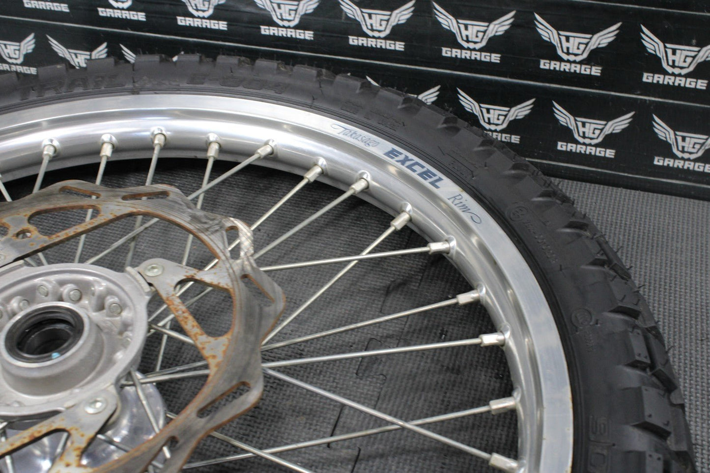 2013 HUSQVARNA TE511 OEM EXCEL FRONT BACK REAR WHEEL SET PAIR WHEELS RIMS HUBS - hggarage