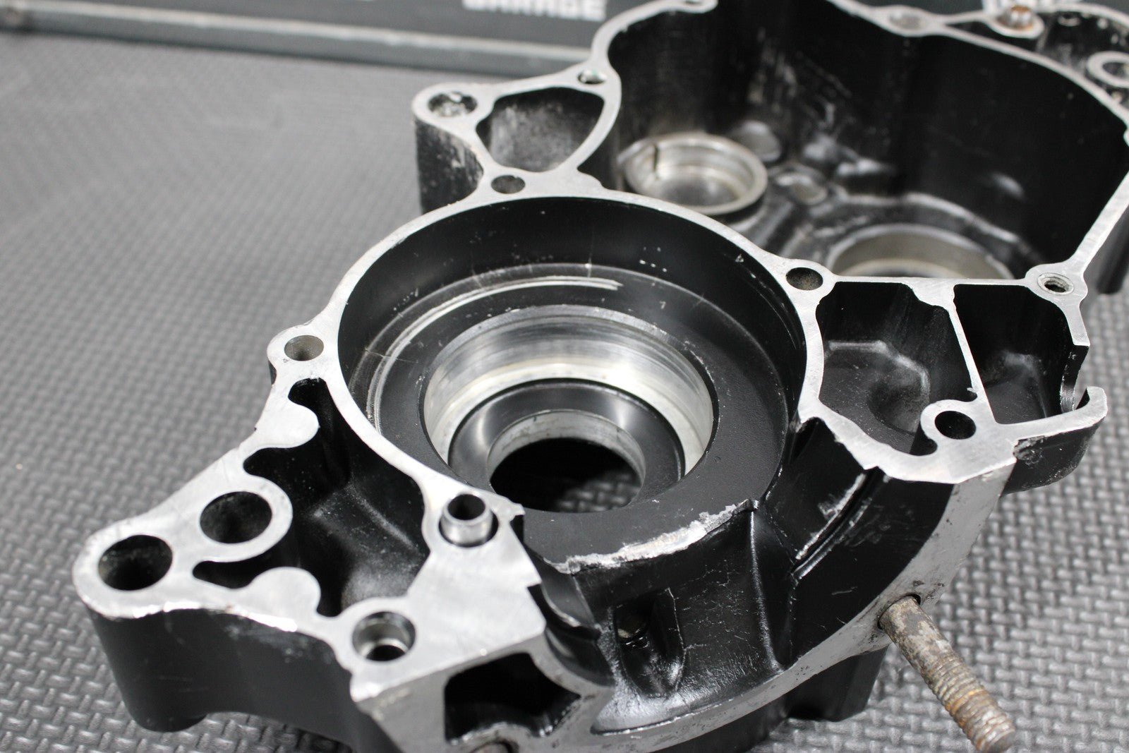 1991 HONDA CR80R OEM LEFT ENGINE MOTOR CRANKCASE CRANK CASES BLOCK - hggarage