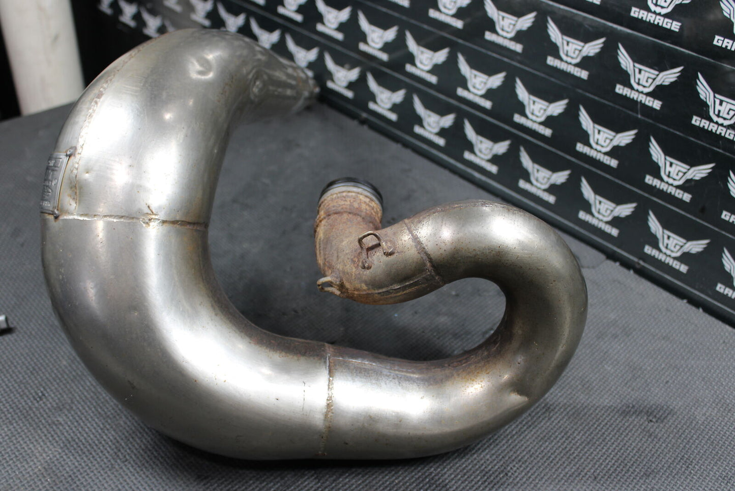 2004 SUZUKI RM250 PROCIRCUIT PLATINUM EXHAUST PIPE CHAMBER HEADER